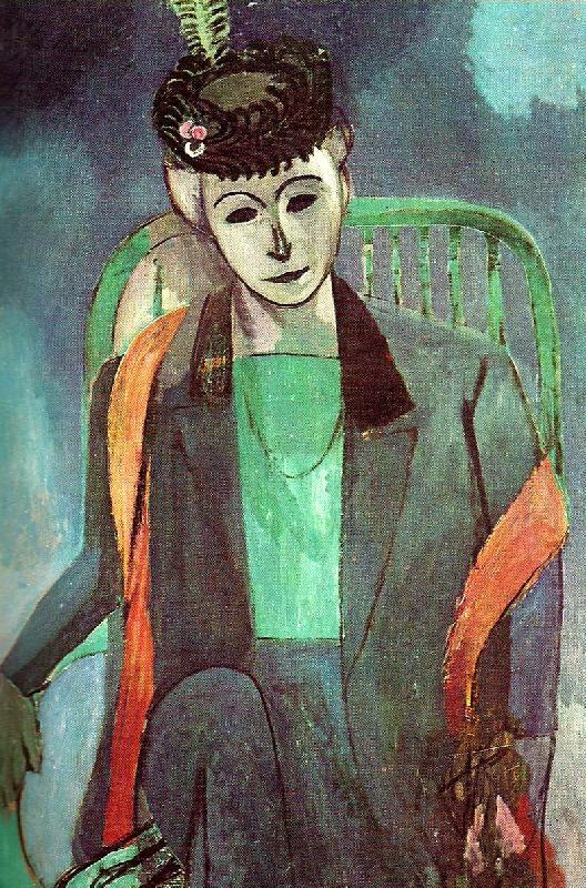 Henri Matisse portratt av madame matisse china oil painting image